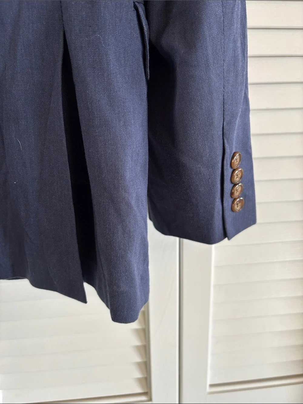J. Crew Ludlow Somelos Blazer Men’s Navy Blue Cotton Stretch Portugal Size 38R